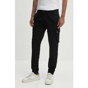 Alpha Industries pantaloni Combat Pant LW bărbați, culoarea negru, cu fit cargo 126215.03-black imagine