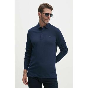 Lacoste longsleeve barbati, culoarea albastru marin, neted, PH2481 imagine