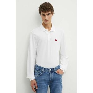 Levi's longsleeve barbati, culoarea alb, neted, A5797 imagine