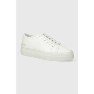 Common Projects sneakers din piele Tournament Low Super in Leather culoarea alb, 4017 imagine