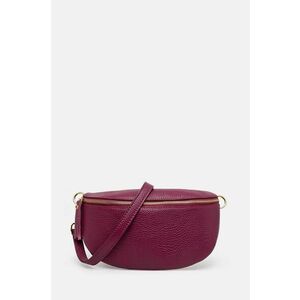 Answear Lab borseta de piele culoarea bordo imagine