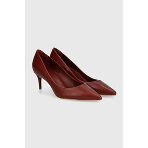 Answear Lab stilettos de piele culoarea bordo imagine