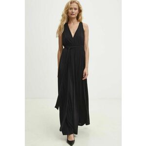 Answear Lab rochie culoarea negru, maxi, evazati imagine