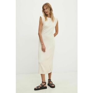 Answear Lab rochie culoarea bej, mini, mulata imagine