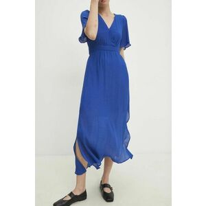 Answear Lab rochie din in maxi, evazati imagine