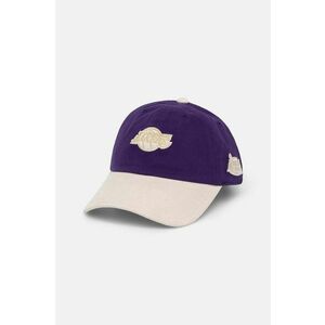 Mitchell&Ness șapcă de baseball din bumbac Los Angeles Lakers culoarea violet, modelator, HHSSINTL1430-LALPURP imagine