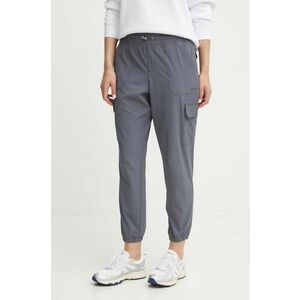 Dkny pantaloni de trening culoarea gri, neted, DP4P3469 imagine