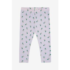 Bobo Choses leggins bebe Pansy Flower culoarea violet, modelator, 224AB051 imagine