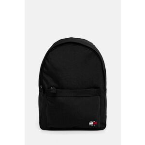 Tommy Jeans rucsac femei, culoarea negru, mare, neted, AW0AW16272 imagine