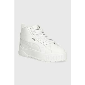 Puma sneakers din piele Karmen II Mid culoarea alb, 397459 imagine