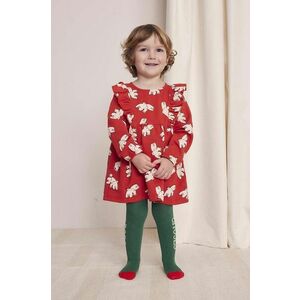 Bobo Choses rochie bebe Freedom Bird culoarea rosu, mini, evazati, 224AB081 imagine