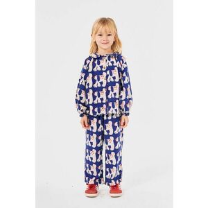 Bobo Choses pantaloni de trening pentru copii Fairy Dog culoarea albastru marin, modelator, 224AC092 imagine