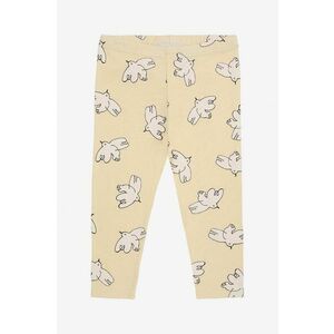 Bobo Choses leggins bebe Freedom Bird culoarea galben, modelator, 224AB050 imagine