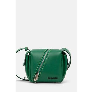 Sunnei poseta de piele culoarea verde, MACCWBAG004 imagine