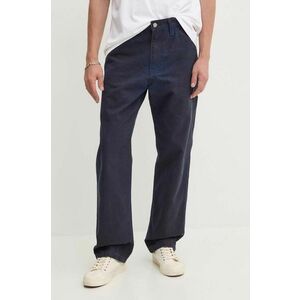 Levi's pantaloni de bumbac culoarea albastru marin, drept, 568 LOOSE STRT imagine