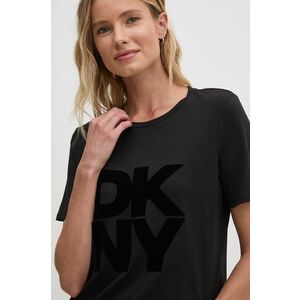 Dkny tricou din bumbac femei, culoarea negru, D2G4A221 imagine