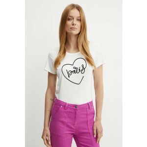 Morgan tricou DCORDE femei, culoarea alb, DCORDE imagine