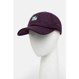 Puma sapca Classics Graphic Dad Cap culoarea violet, cu imprimeu, 025490 imagine