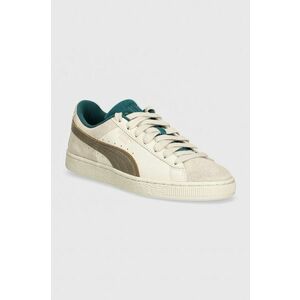 Puma sneakers din piele intoarsă Suede Play Paris culoarea gri, 398190 imagine