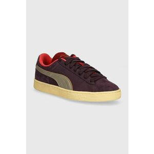 Puma sneakers din piele intoarsă Suede Play Paris culoarea violet, 398190 imagine