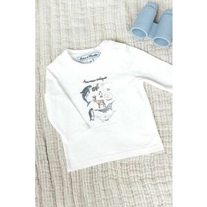 Tartine et Chocolat longsleeve din bumbac pentru copii cu imprimeu, TZ10051 imagine