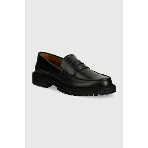 Common Projects mocasini de piele Loafer with Tread Sole barbati, culoarea negru, 2449 imagine