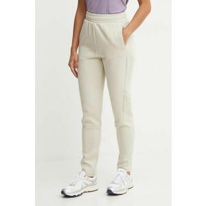 Puma pantaloni de trening culoarea gri, neted, 681672 imagine