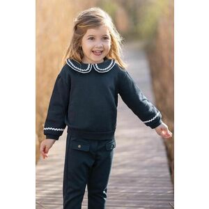 Tartine et Chocolat bluza bebe culoarea albastru marin, neted, TZ15001 imagine