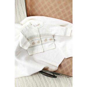 Tartine et Chocolat cardigan bebe culoarea bej, TZ18030 imagine