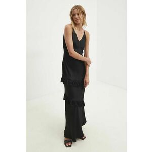 Answear Lab rochie culoarea negru, maxi, evazati imagine