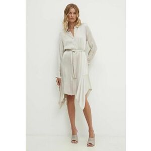 Answear Lab rochie culoarea bej, mini, drept imagine