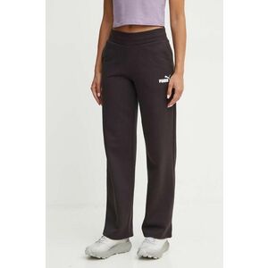 Puma pantaloni de trening culoarea negru, neted, 676093 imagine