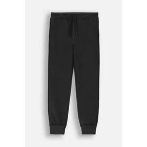 Coccodrillo pantaloni de trening pentru copii culoarea negru, neted, EVERYDAY GIRL imagine