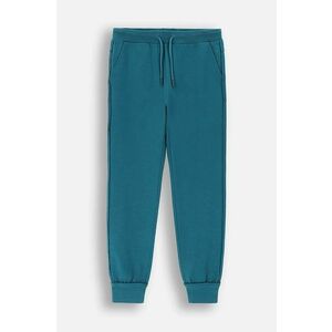 Coccodrillo pantaloni de trening pentru copii culoarea verde, neted, EVERYDAY GIRL imagine