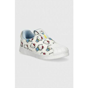 adidas Originals sneakers pentru copii SUPERSTAR 360 x Hello Kitty culoarea alb, IF7019 imagine