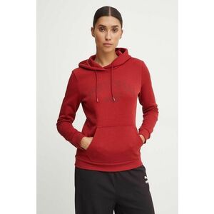 Puma bluza femei, culoarea rosu, cu glugă, cu imprimeu, 682987 imagine