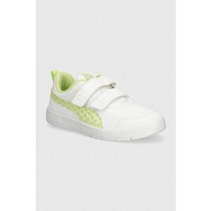 Puma sneakers pentru copii Courtflex V3 Dotty culoarea verde, 398758 imagine