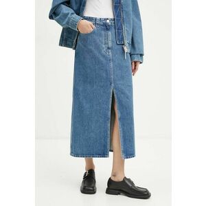 Sunnei fustă din denim midi, dreaptă, RTWWSKR006 imagine