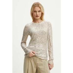 Bruuns Bazaar longsleeve IlexBBRound neck culoarea auriu, BBW4156 imagine