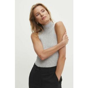 Answear Lab top culoarea gri, cu turtleneck imagine