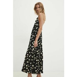 Answear Lab rochie culoarea negru, maxi, evazati imagine