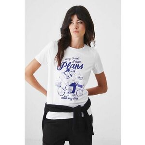 Medicine tricou femei, culoarea alb imagine