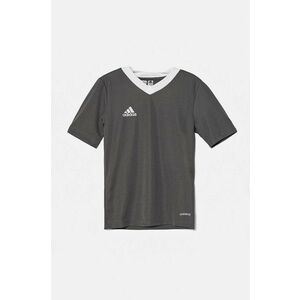 adidas Performance tricou copii ENT22SY culoarea gri, neted, H57499 imagine