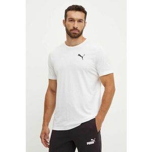 Puma tricou barbati, culoarea alb, cu imprimeu, 586726 imagine