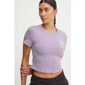 Puma tricou femei, culoarea violet, 626577 imagine