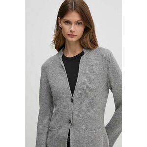 United Colors of Benetton cardigan din amestec de lana culoarea gri, 1235D6934 imagine