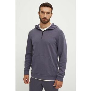 Puma bluza barbati, culoarea gri, cu glugă, cu imprimeu, 681620 imagine