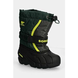 Sorel cizme de iarna copii CHILDRENS FLURRY BO culoarea verde, 2114082 imagine