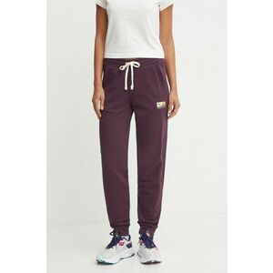 Puma pantaloni de trening culoarea violet, neted, 681932 imagine