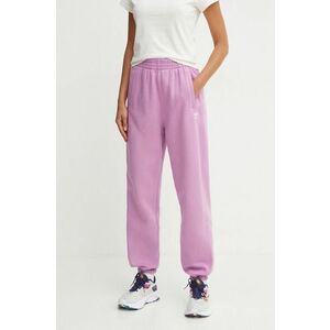 adidas Originals pantaloni de trening culoarea roz, neted, IY9642 imagine